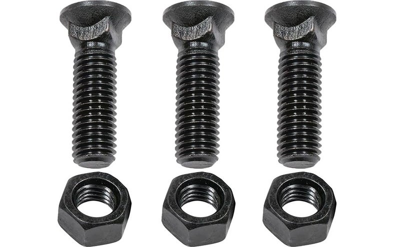 TBESEVENXT Black Heavy-duty Steel Plow Bolts 5/8"-11 x 2-1/4 - Image 1